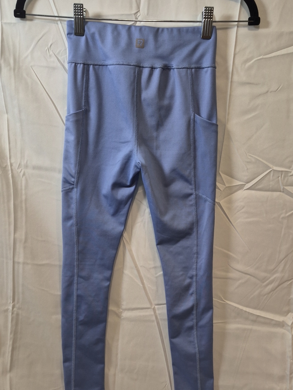 Kids High-Waist Performance Leggings in Lavender Blue